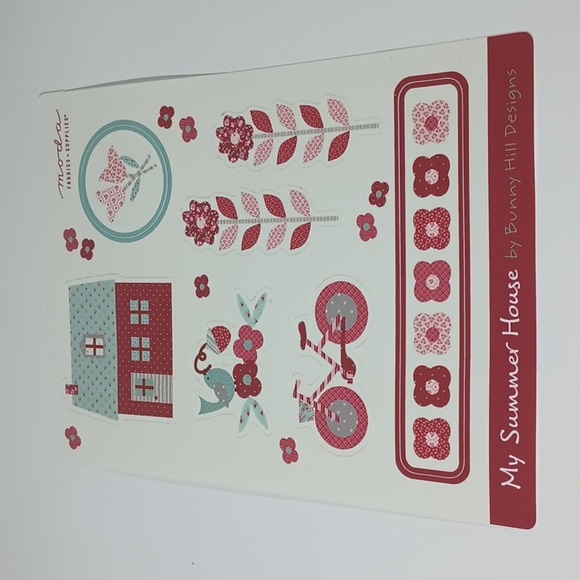 5/$15 Moda Fabrics My Summer House Stickers - Picture 1 of 3